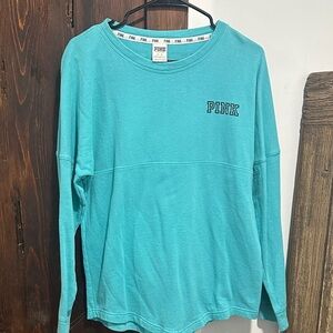 PINK Victoria's Secret Teal Sweatshirt